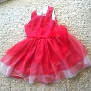 Girls red dress